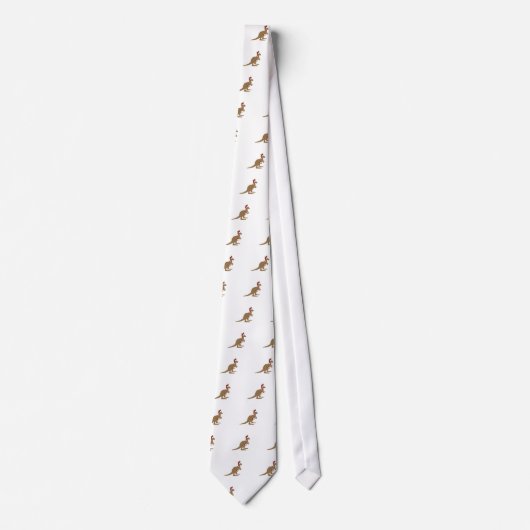 Niedlich Weihnachten Kangaroos Krawatte (Vorderseite)