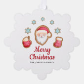 Niedlich Weihnachten Ornament Karte (Vorderseite)