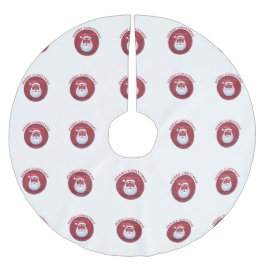 Niedlich Weihnachten Polyester Weihnachtsbaumdecke