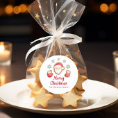 Niedlich Weihnachten Runder Aufkleber