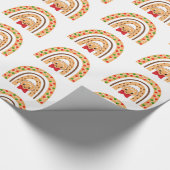 Niedlich Weihnachten Weihnachten Weihnachtsfeierta Geschenkpapier (Ecke)