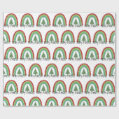 Niedlich Weihnachten Weihnachten Weihnachtsgeschen Geschenkpapier (Flach)