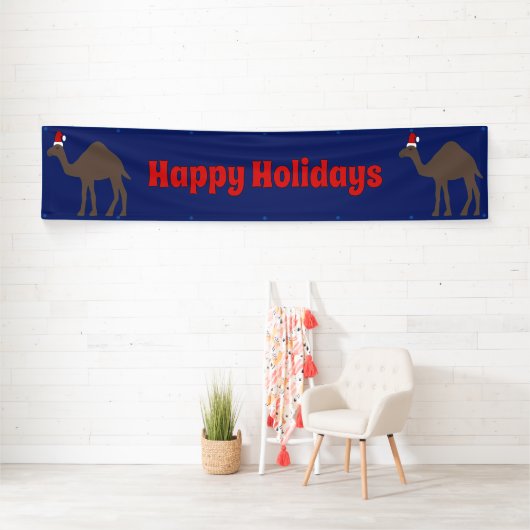 Niedlich Weihnachtskamel Custom Banner (Insitu)