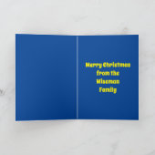 Niedlich Weihnachtskamel Custom Karte (Innenseite)