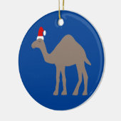 Niedlich Weihnachtskamel Custom Keramik Ornament (Links)