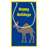 Niedlich Weihnachtskamel Custom Kleine Geschenktüte (Rückseite)