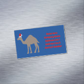 Niedlich Weihnachtskamel Custom Magnetische Visitenkarte (Beispiel)