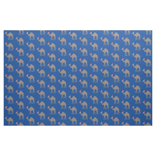 Niedlich Weihnachtskamel Gemustert Stoff (Yard (91,4 cm))