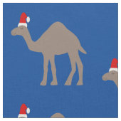 Niedlich Weihnachtskamel Gemustert Stoff (Nahaufnahme)
