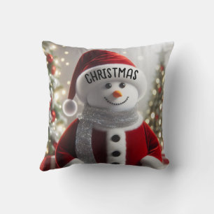 Niedlich Weihnachtsmann Claus Snowman Kissen