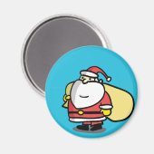 Niedlich Weihnachtsmann Magnet (Vorderseite/Rückseite)