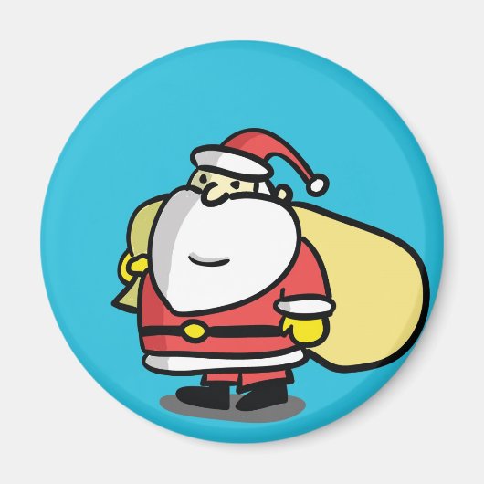 Niedlich Weihnachtsmann Magnet (Vorne)