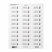 Niedlich Weimaraner Hund frohe Weihnachten (Vorne)