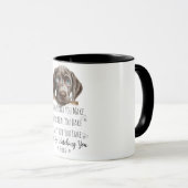 Niedlich Weimaraner Hund Funny Custom Tasse (VorderseiteRechts)