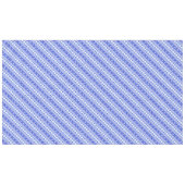 Niedlich-weiß-blaue ukrainische Streifen Tischdecke (Vorderseite (Horizontal))