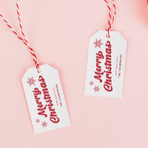 Niedlich Weiß und Rot frohe Weihnachten