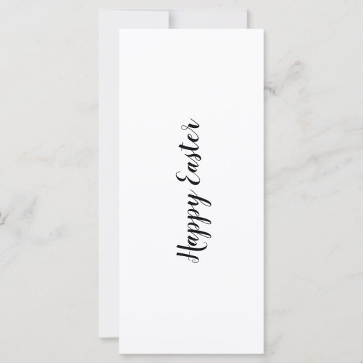 Niedlich Weißes Happy Bunny Watercolor (Rückseite)