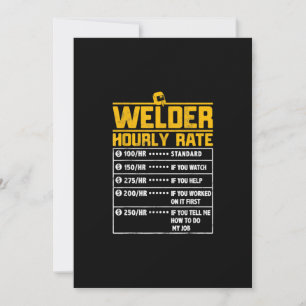 Niedlich Welder Funny Hourrate   Geschenk für Weld Ankündigung