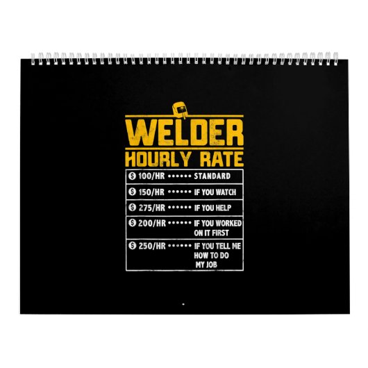 Niedlich Welder Funny Hourrate | Geschenk für Weld Kalender (Titelbild)