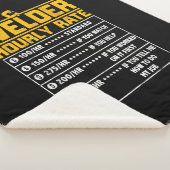 Niedlich Welder Funny Hourrate | Geschenk für Weld Sherpadecke (3/4)