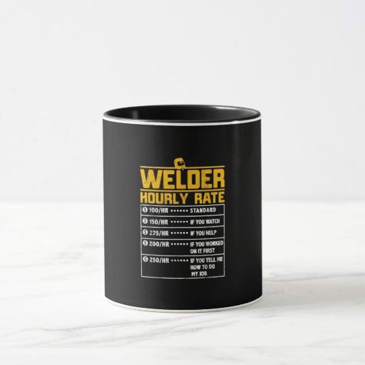 Niedlich Welder Funny Hourrate | Geschenk für Weld Tasse (Zentrum)