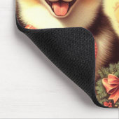 Niedlich Welsh Corgi Cardigan Illustration Mousepad (Ecke)