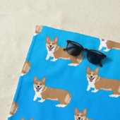 Niedlich Welsh Corgi Strandtuch (Beispiel)