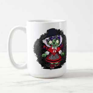 Niedlich Welsh Zombie Kaffeetasse