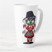 Niedlich Welsh Zombie Milchtasse (Rechte Ecke)