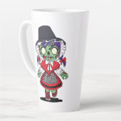 Niedlich Welsh Zombie Milchtasse (Linke Ecke)