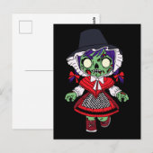 Niedlich Welsh Zombie Postkarte (Vorne/Hinten)