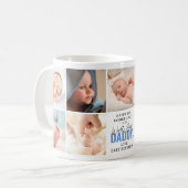 Niedlich "Welten besten Papa" 1. Vatertag Blau Kaffeetasse (Vorderseite Links)
