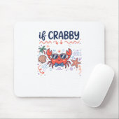 Niedlich Wenn Krabbiger Strandkrebs Mit Sonnenbril Mousepad (Mit Mouse)