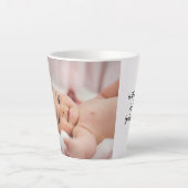 Niedlich werden Sie das Godvater Baby Foto Christe Milchtasse (Vorderseite)