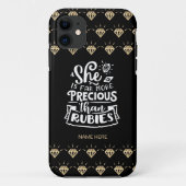 Niedlich Wertvoll als Rubies Case-Mate iPhone Case (Rückseite)