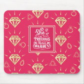 Niedlich Wertvoll als Rubies Mousepad (Vorne)
