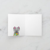 Niedlich West Highland Terrier Grußkarte Karte (Innenseite)