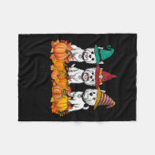 Niedlich West Highland White Terrier Happy Fall Ya Fleecedecke (Vorderseite (Horizontal))