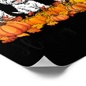 Niedlich West Highland White Terrier Happy Fall Ya Poster (Ecke)