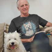 Niedlich West Highland White Terrier Retro Style T-Shirt