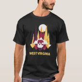 Niedlich West Virginia Allegheny Bear WV Ret T-Shirt (Vorderseite)
