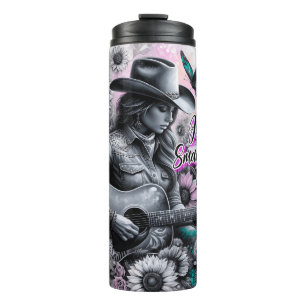 Niedlich Western Cowgirl Thermosbecher