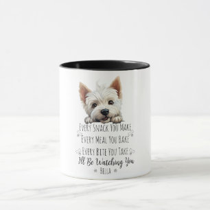 Niedlich Westie Dog Funny Custom Tasse