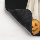 Niedlich Westie Dog Ghost Pumpkin Halloween Tier T Mousepad (Ecke)