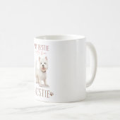 Niedlich Westie Dog Zitat Kaffeetasse (VorderseiteRechts)
