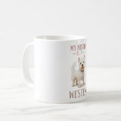 Niedlich Westie Dog Zitat Kaffeetasse (Vorderseite Links)