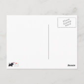 Niedlich Westie Dogs Art Postkarte (Rückseite)