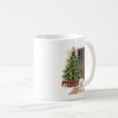 Niedlich Westie Weihnachtsfeier Tasse (VorderseiteRechts)