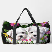 Niedlich Westie Welppies Duffle Bag (Vorderseite)