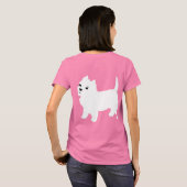 Niedlich Westie - West Highland White Terrier T-Shirt (Schwarz voll)